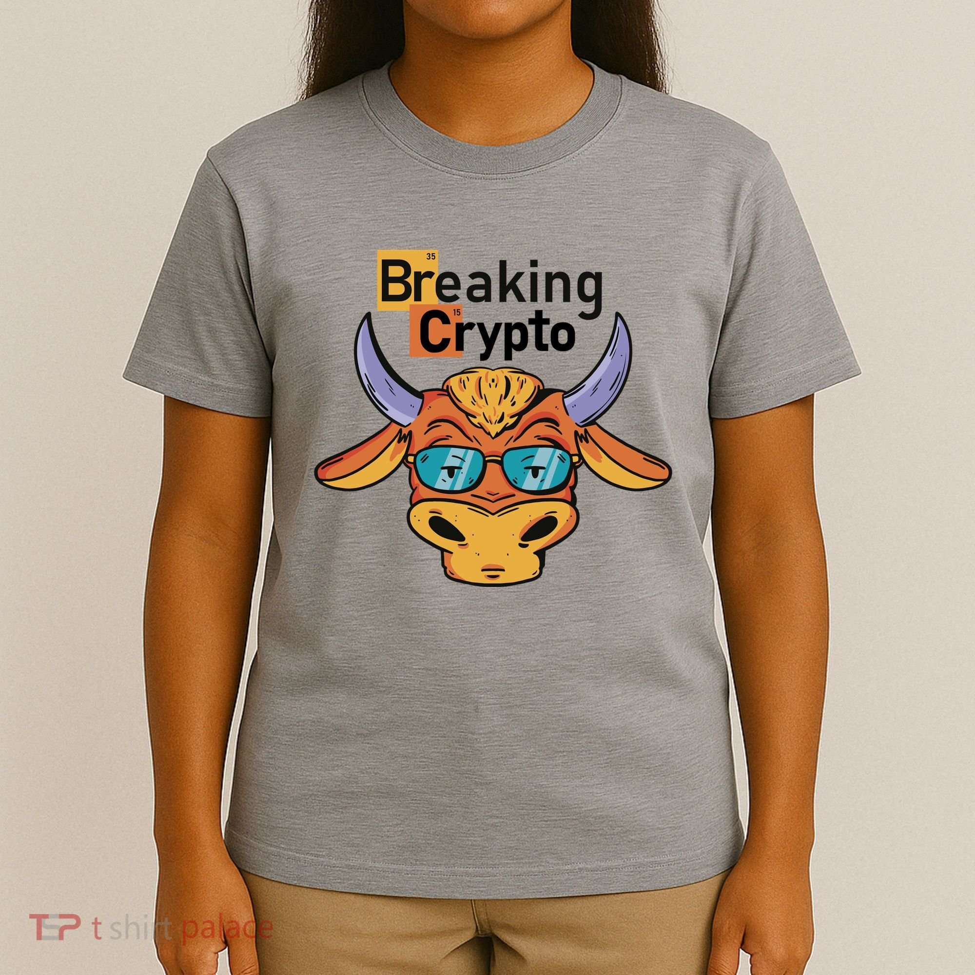 Breaking Crypto Bull T-Shirt