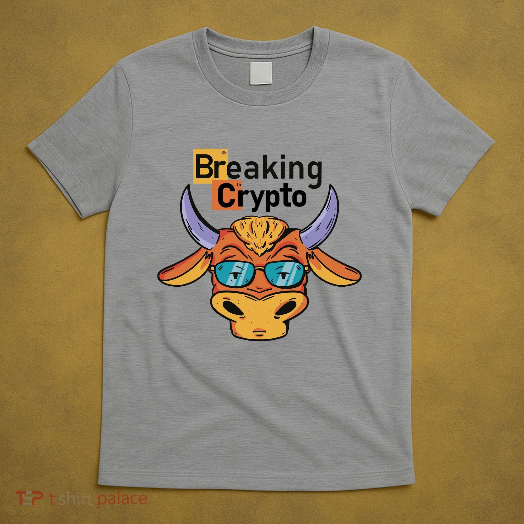 Breaking Crypto Bull T-Shirt