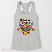 Breaking Crypto Bull Women's Tank Top thumb 0