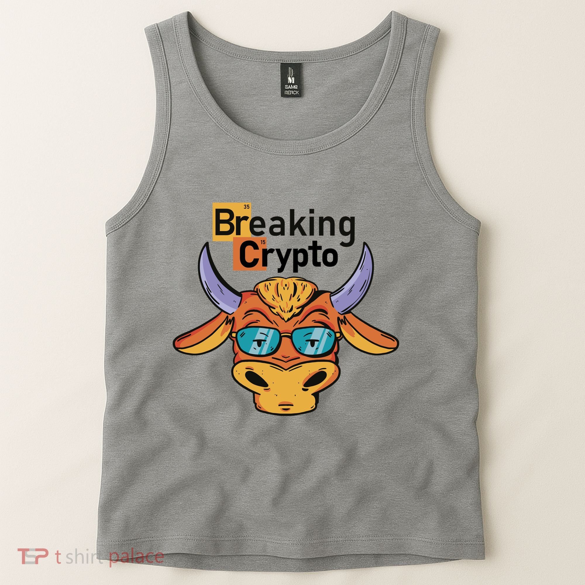 Breaking Crypto Bull Tank Top