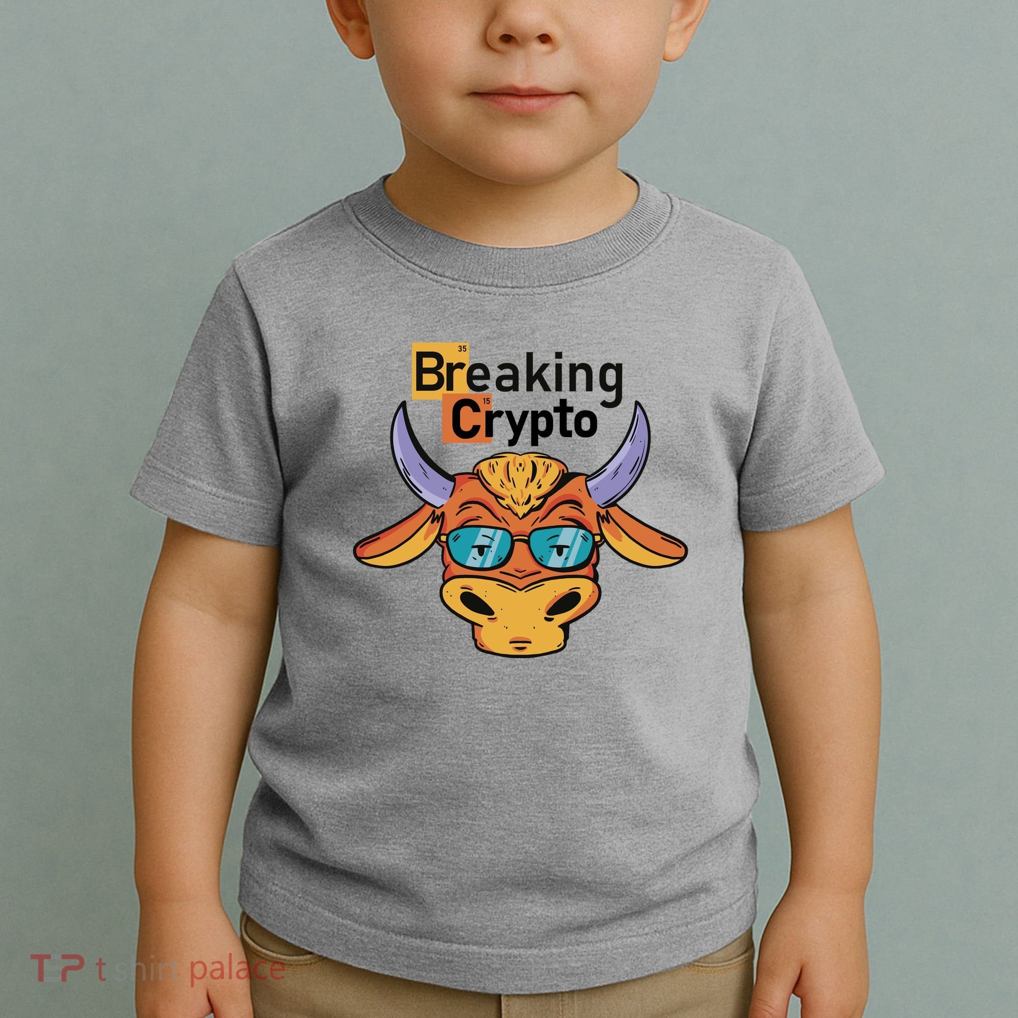 Breaking Crypto Bull Toddler T-Shirt