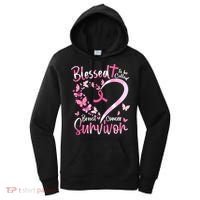 Breast Cancer Butterfly Blessed To Be Called Survivor Women's Hoodie thumb 0