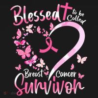 Breast Cancer Butterfly Blessed To Be Called Survivor Women's Hoodie thumb 2