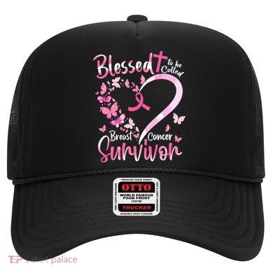Breast Cancer Butterfly Blessed To Be Called Survivor Hat
