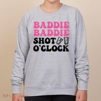 Baddies Caribbean Baddie Baddie Shot O Clock Women's Sweatshirt thumb 0