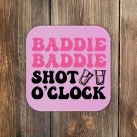 Baddies Caribbean Baddie Baddie Shot O Clock Coaster thumb 0