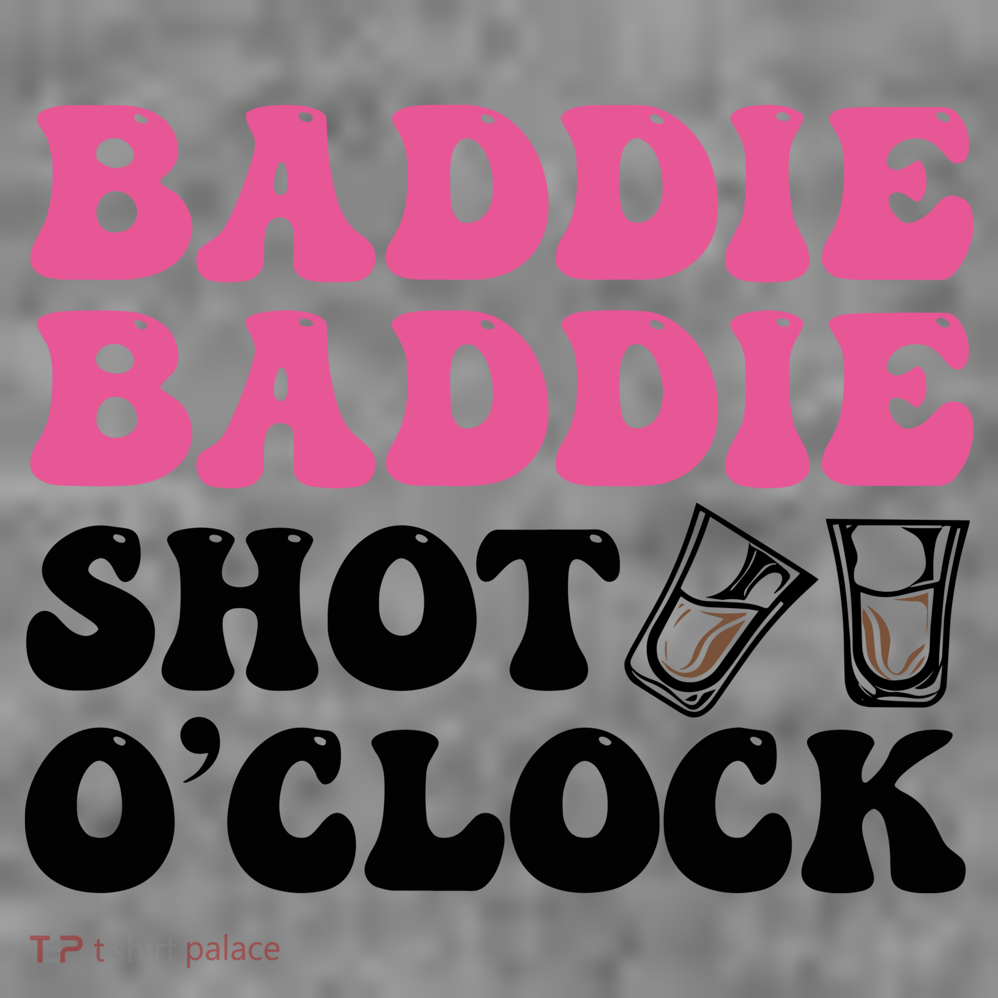 Baddies Caribbean Baddie Baddie Shot O Clock Toddler Hoodie
