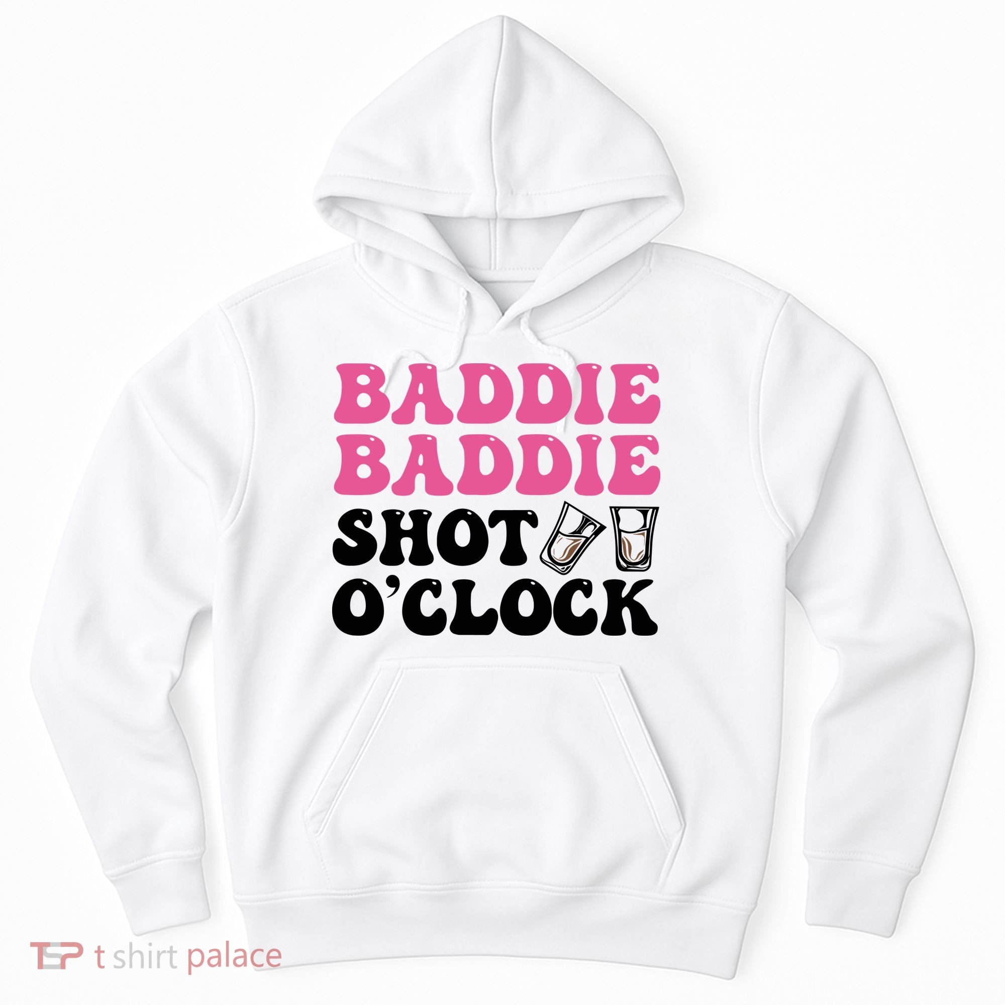 Baddies Caribbean Baddie Baddie Shot O Clock Hoodie
