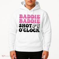 Baddies Caribbean Baddie Baddie Shot O Clock Hoodie thumb 2