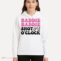 Baddies Caribbean Baddie Baddie Shot O Clock Hoodie thumb 5