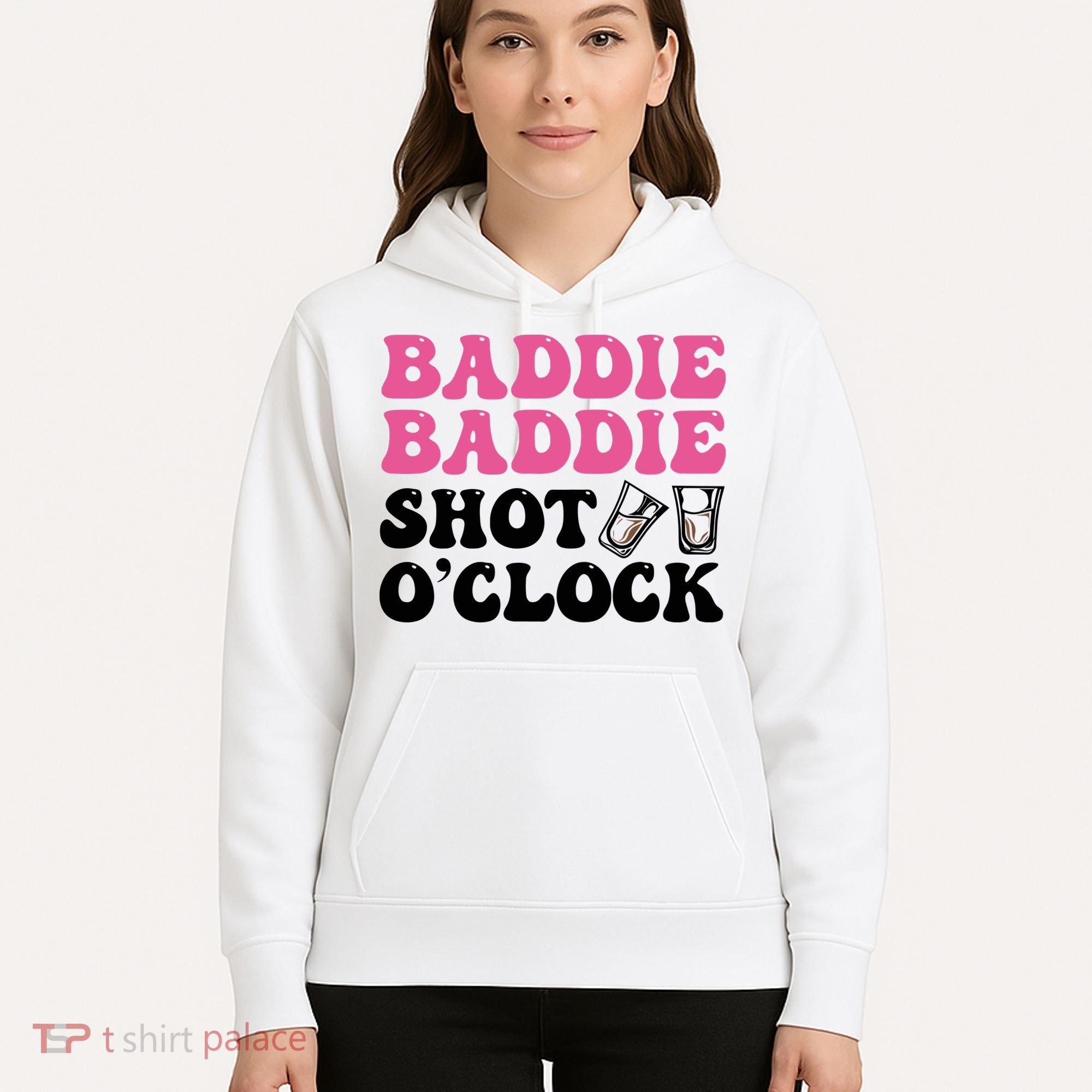 Baddies Caribbean Baddie Baddie Shot O Clock Hoodie