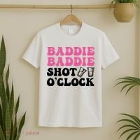 Baddies Caribbean Baddie Baddie Shot O Clock T-Shirt thumb 2