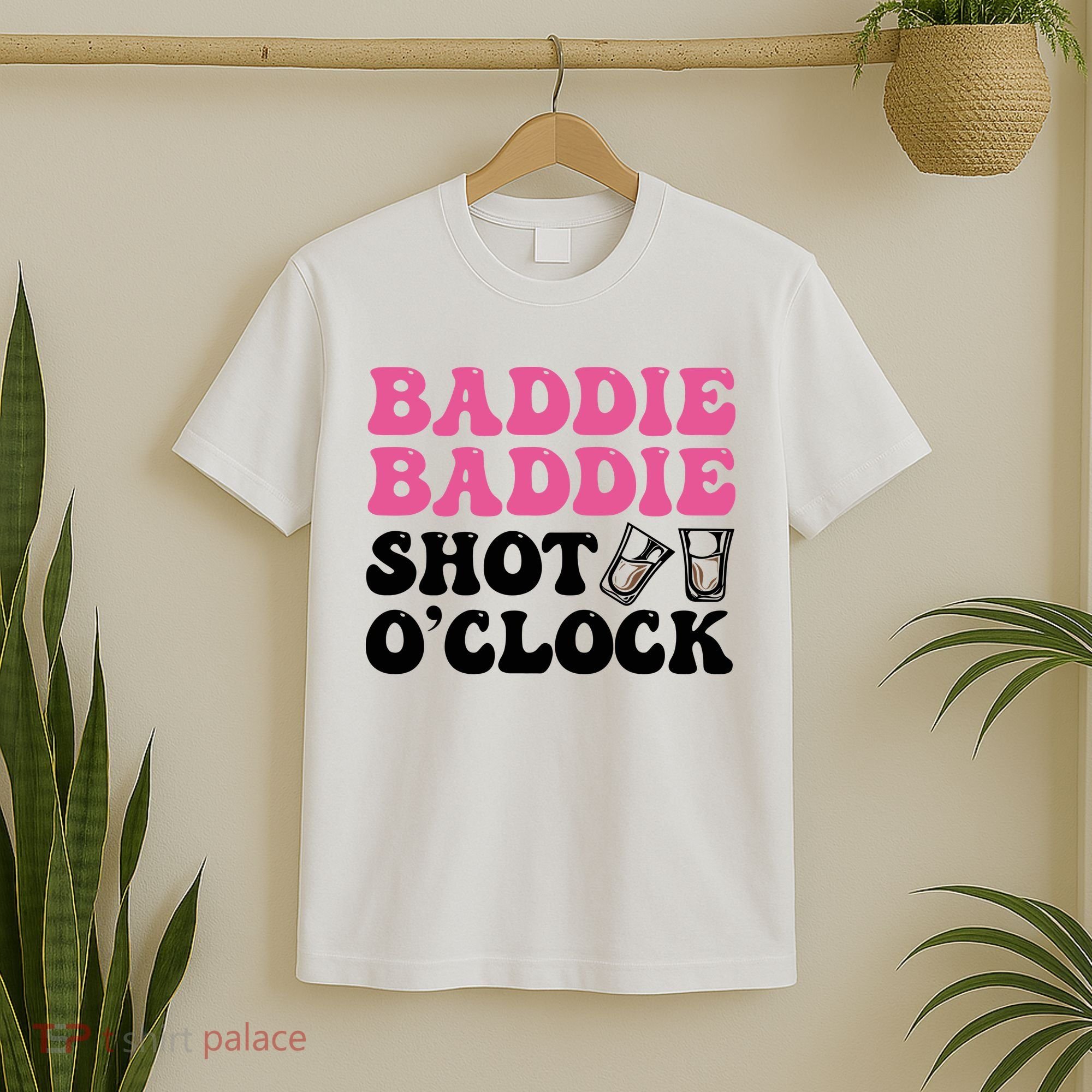 Baddies Caribbean Baddie Baddie Shot O Clock T-Shirt