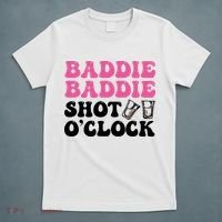 Baddies Caribbean Baddie Baddie Shot O Clock T-Shirt thumb 5