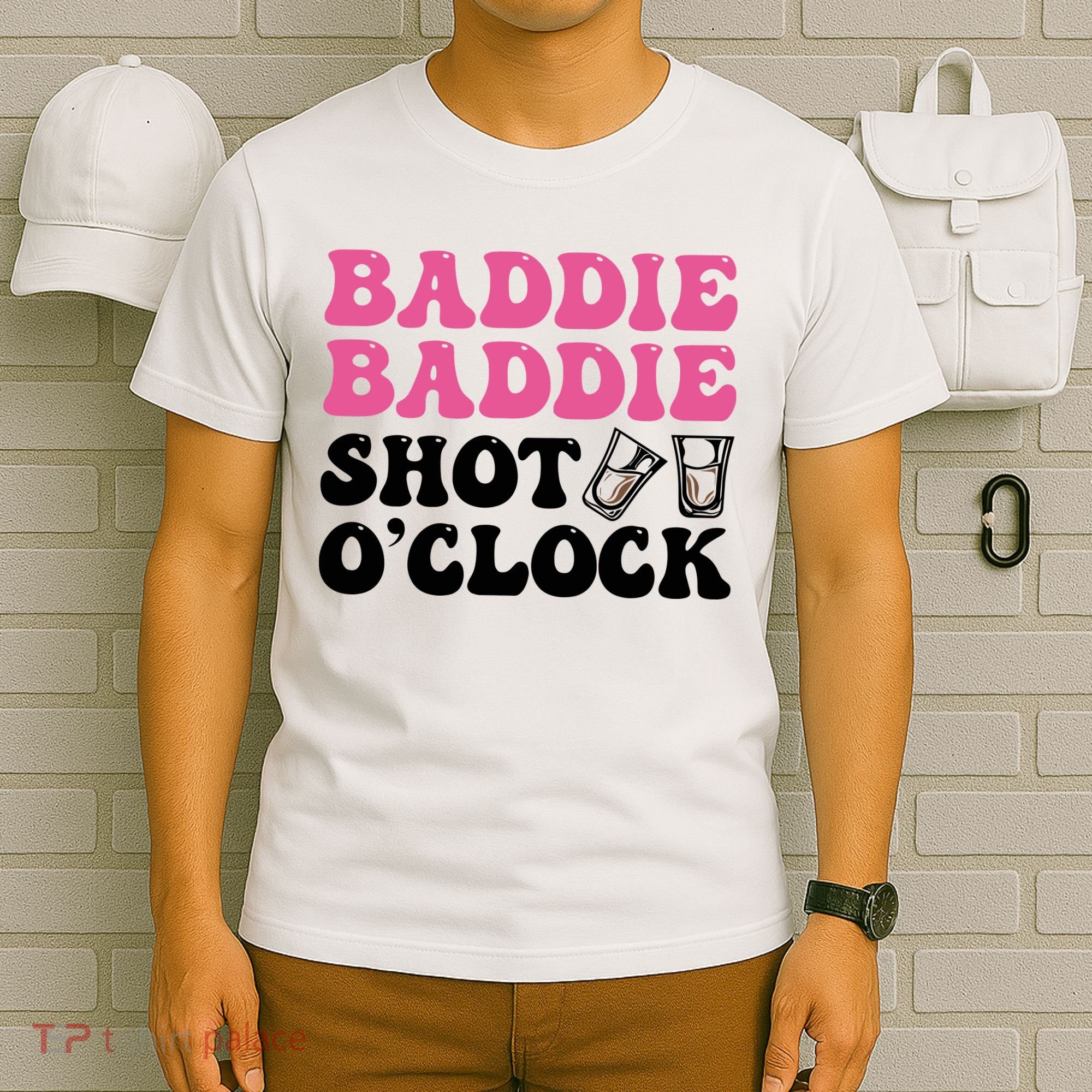 Baddies Caribbean Baddie Baddie Shot O Clock T-Shirt