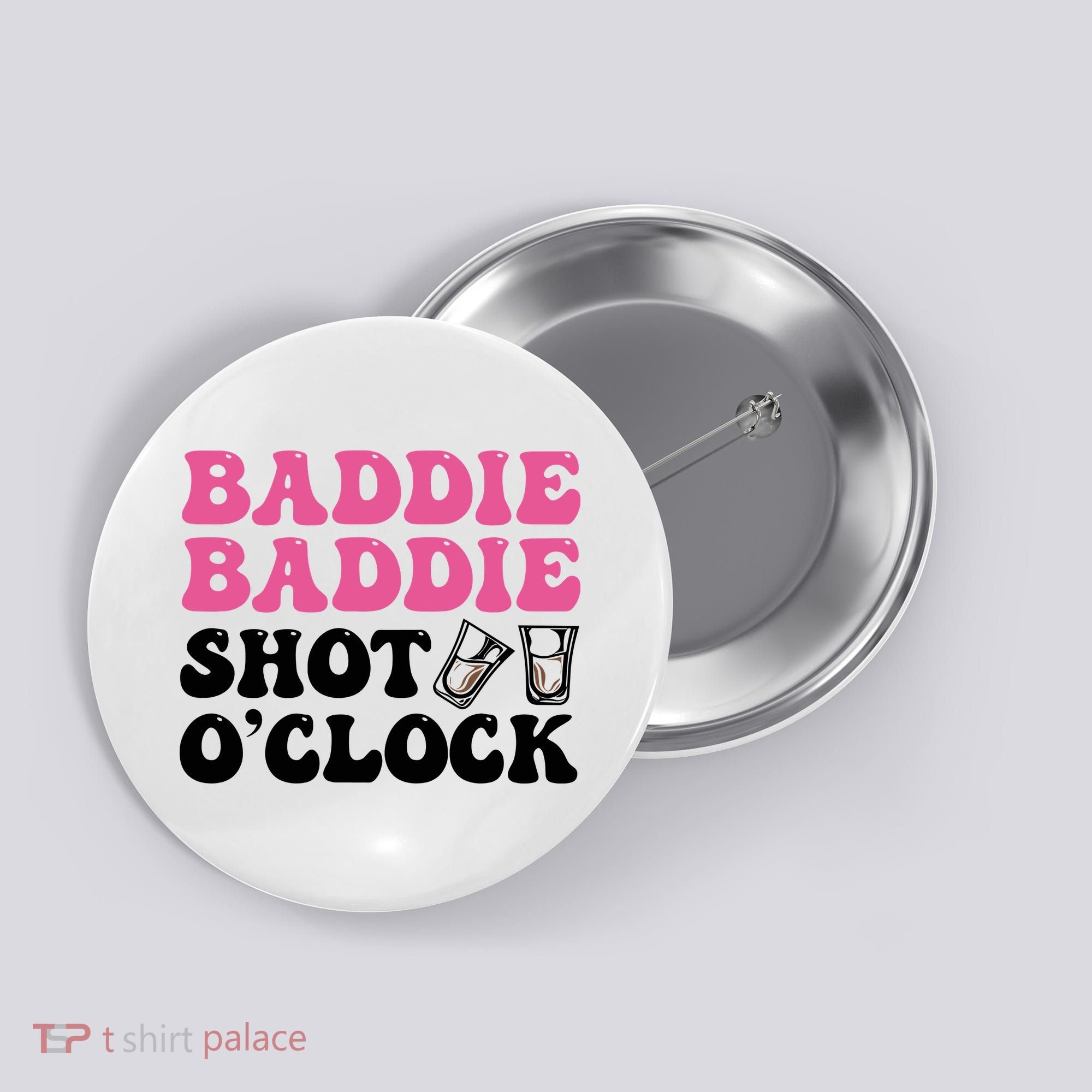Baddies Caribbean Baddie Baddie Shot O Clock Button