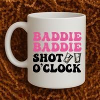 Baddies Caribbean Baddie Baddie Shot O Clock Coffee Mug thumb 2