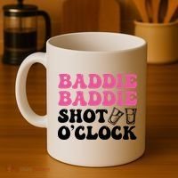 Baddies Caribbean Baddie Baddie Shot O Clock Coffee Mug thumb 4