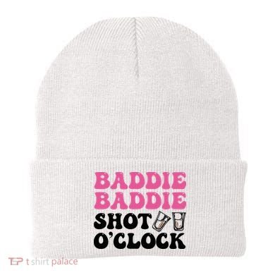Baddies Caribbean Baddie Baddie Shot O Clock Beanie
