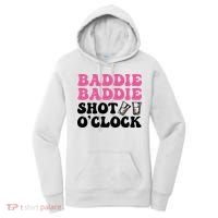 Baddies Caribbean Baddie Baddie Shot O Clock Women's Hoodie thumb 0