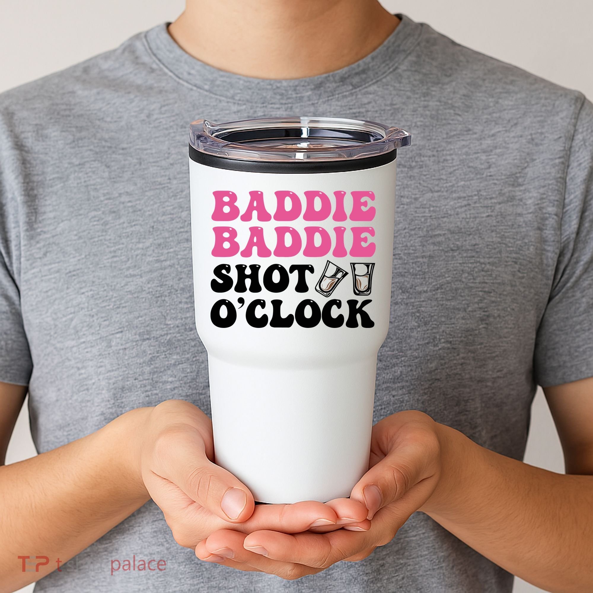 Baddies Caribbean Baddie Baddie Shot O Clock Tumbler