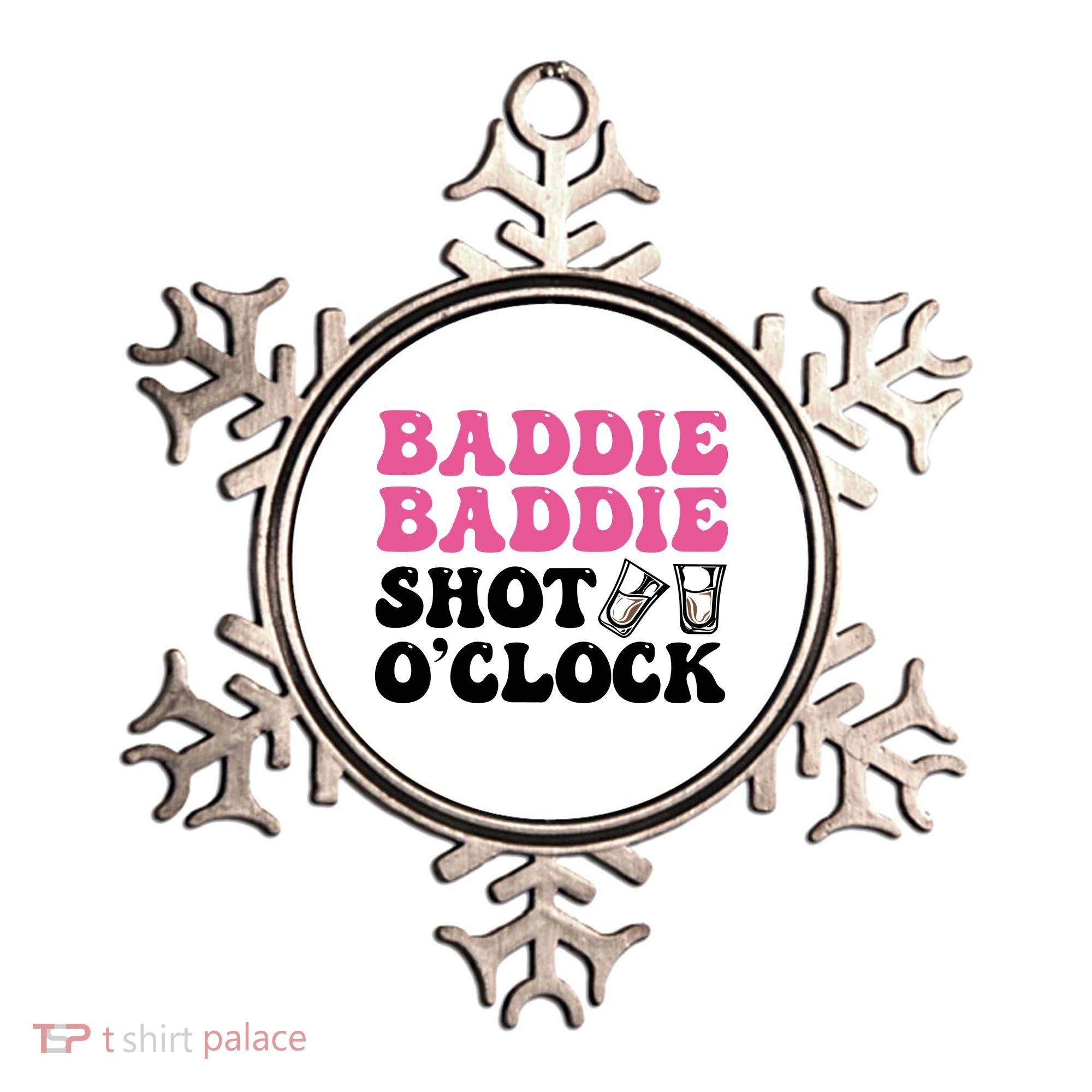 Baddies Caribbean Baddie Baddie Shot O Clock Ornament