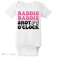 Baddies Caribbean Baddie Baddie Shot O Clock Baby Bodysuit thumb 0