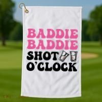 Baddies Caribbean Baddie Baddie Shot O Clock Golf Towel thumb 1