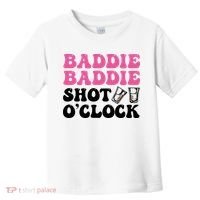 Baddies Caribbean Baddie Baddie Shot O Clock Toddler T-Shirt thumb 0
