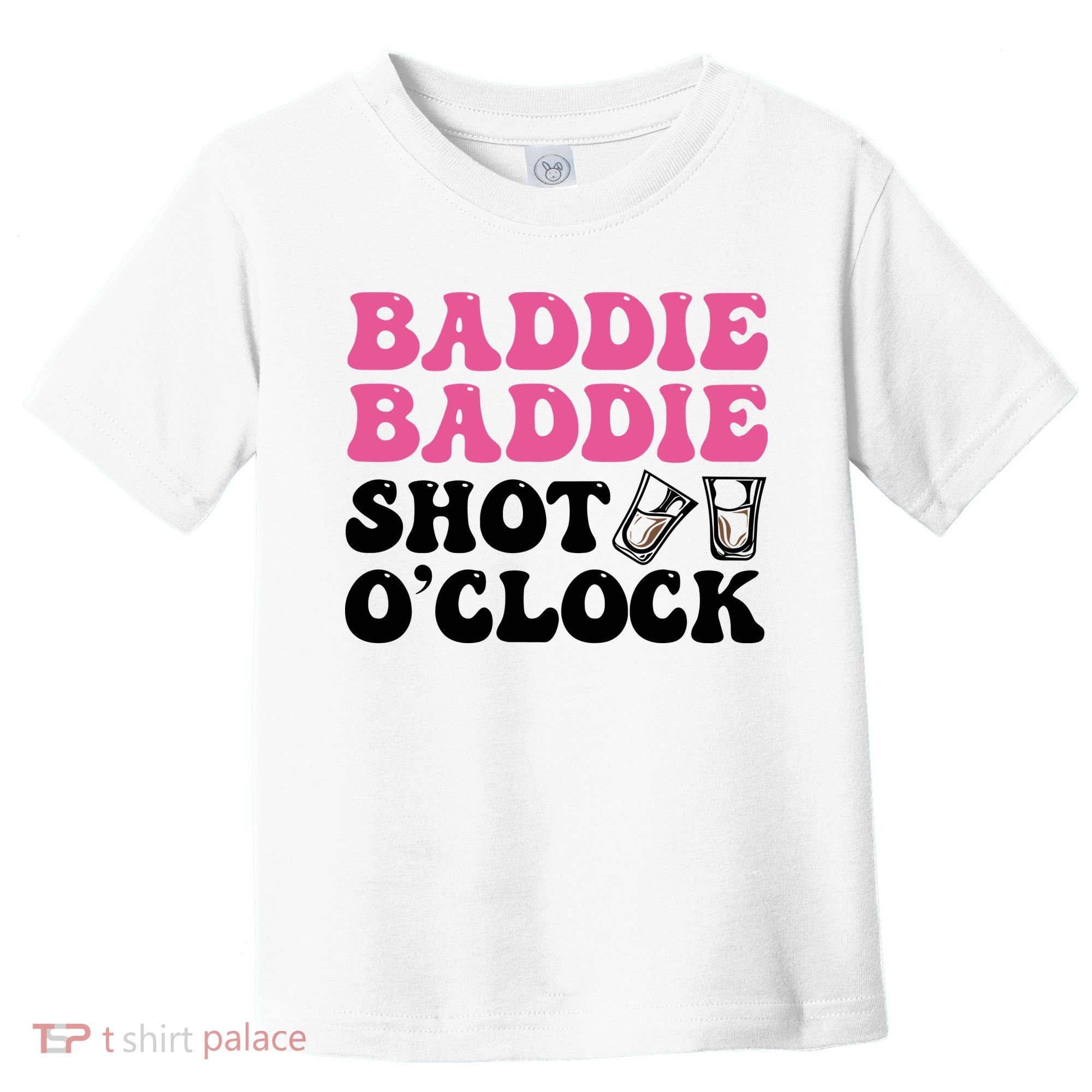 Baddies Caribbean Baddie Baddie Shot O Clock Toddler T-Shirt