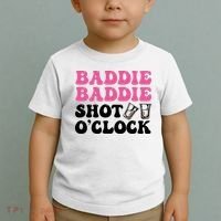 Baddies Caribbean Baddie Baddie Shot O Clock Toddler T-Shirt thumb 2