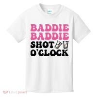 Baddies Caribbean Baddie Baddie Shot O Clock Kids T-Shirt thumb 0