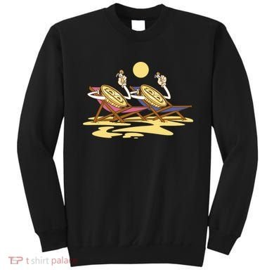 Bitcoin Crypto Beach Vacation Sweatshirt