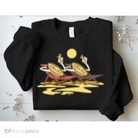Bitcoin Crypto Beach Vacation Sweatshirt thumb 2