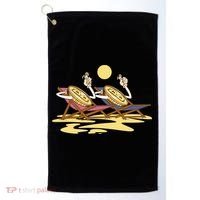 Bitcoin Crypto Beach Vacation Golf Towel thumb 0