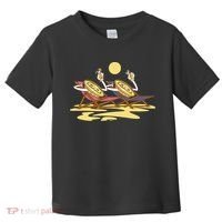 Bitcoin Crypto Beach Vacation Toddler T-Shirt thumb 0