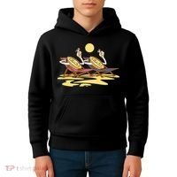 Bitcoin Crypto Beach Vacation Kids Hoodie thumb 4