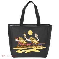 Bitcoin Crypto Beach Vacation Tote Bag thumb 0