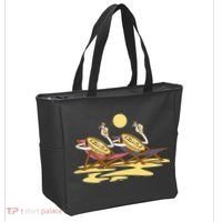 Bitcoin Crypto Beach Vacation Tote Bag thumb 2