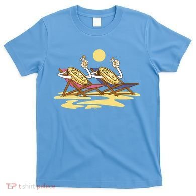Bitcoin Crypto Beach Vacation T-Shirt
