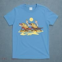 Bitcoin Crypto Beach Vacation T-Shirt thumb 4