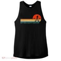 Best Cross Country Coach Cross Country Running Coach Retro Ladies PosiCharge Tri-Blend Wicking Tank thumb 0