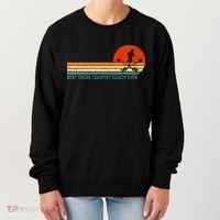 Best Cross Country Coach Cross Country Running Coach Retro Women's Sweatshirt thumb 0