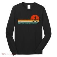 Best Cross Country Coach Cross Country Running Coach Retro Long Sleeve Shirt thumb 0