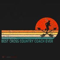 Best Cross Country Coach Cross Country Running Coach Retro Women's Hoodie thumb 2