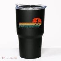 Best Cross Country Coach Cross Country Running Coach Retro Tumbler thumb 0