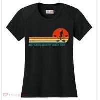 Best Cross Country Coach Cross Country Running Coach Retro Women's Cooling Performance Crew T-Shirt thumb 0
