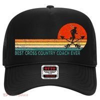 Best Cross Country Coach Cross Country Running Coach Retro Hat thumb 0