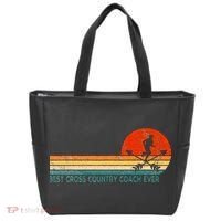 Best Cross Country Coach Cross Country Running Coach Retro Tote Bag thumb 0