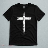 Believe Christian Cross Jesus Christ Christians T-Shirt thumb 5